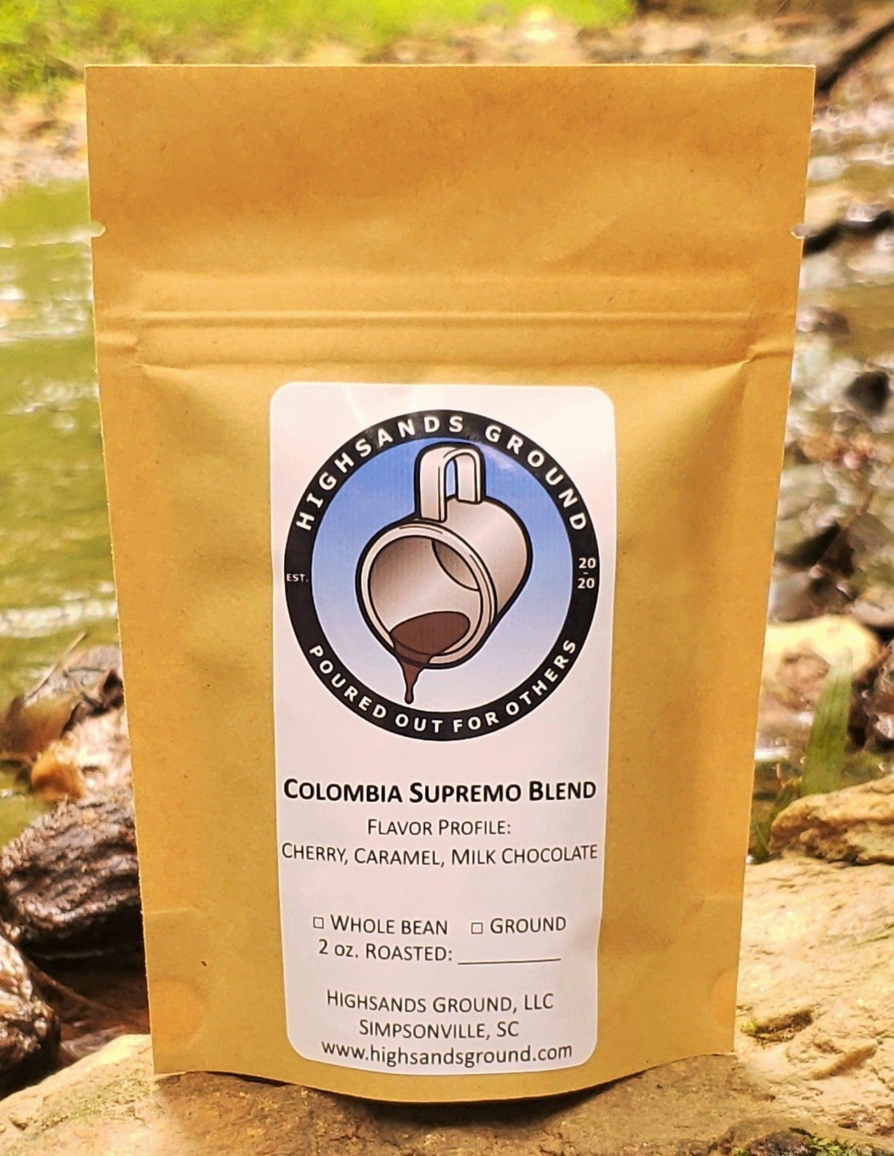 Colombia Supremo Blend Coffee - Highsands Ground