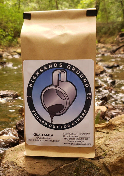 12 ounce bag of Guatemala coffee.