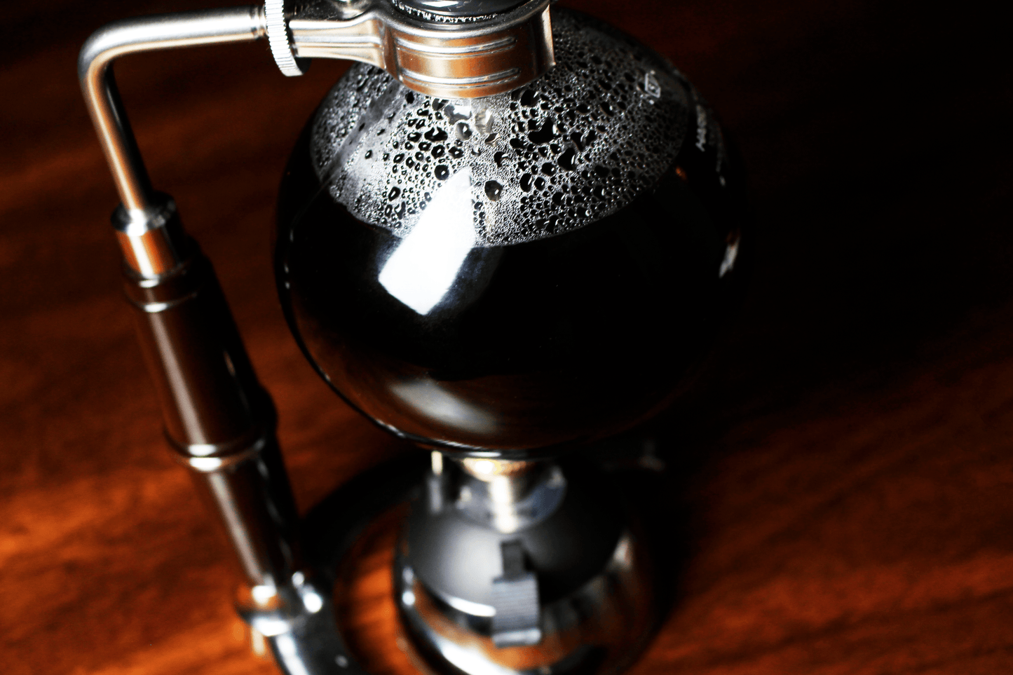 Siphon coffee maker.